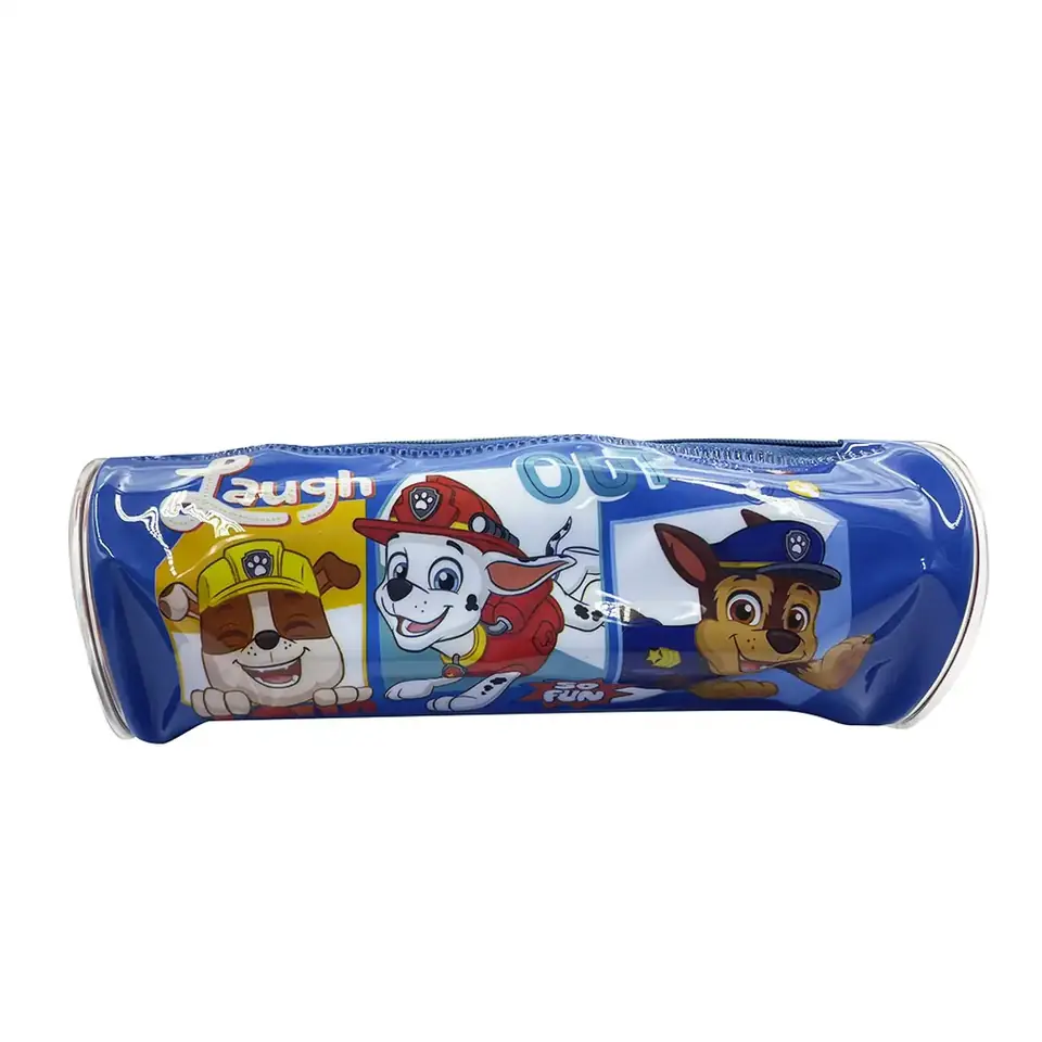Cartuchera Cilíndrica Pvc Paw Patrol Original Y Oficial