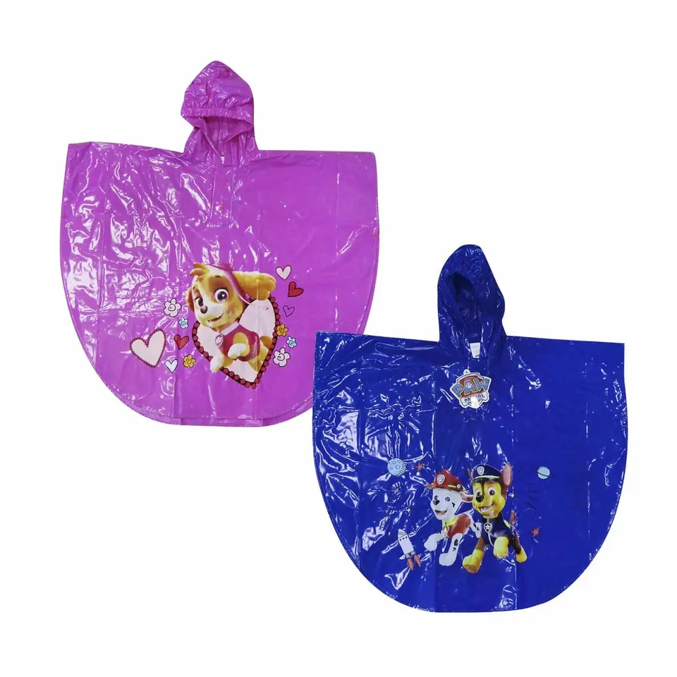 Traje Anti Lluvia Pilot Poncho Infantil Paw Patrol Oficial