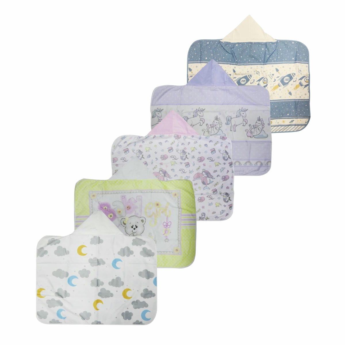 Toalla Con Capucha Bebe 90 X 70 Cm Algodón Dohler