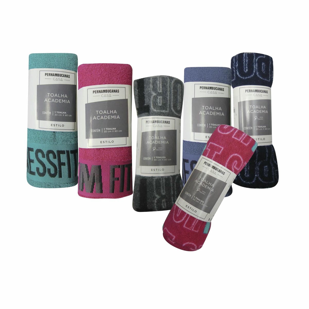 Toalla Social Sport Estampadas 30 x 80 cm