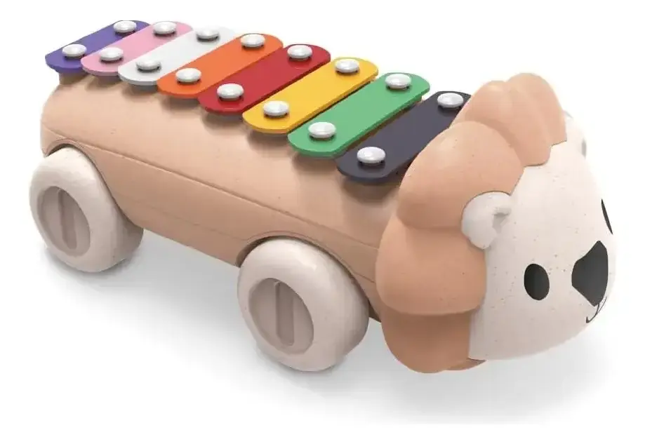 Xilófono León Musical +18 Meses 23 Cm Sensorial Motriz