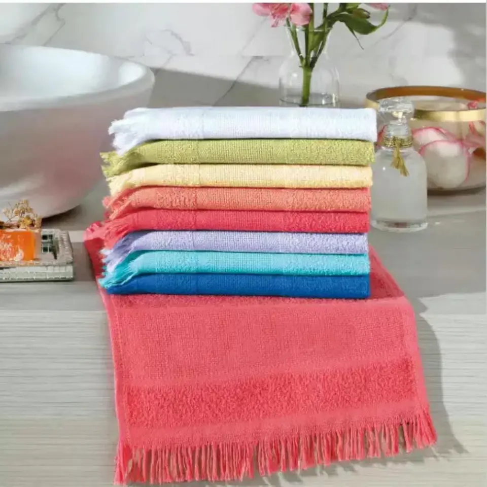 Toalla Mano Social Capri Dohler 36 X 25 Cm Algodón Flecos
