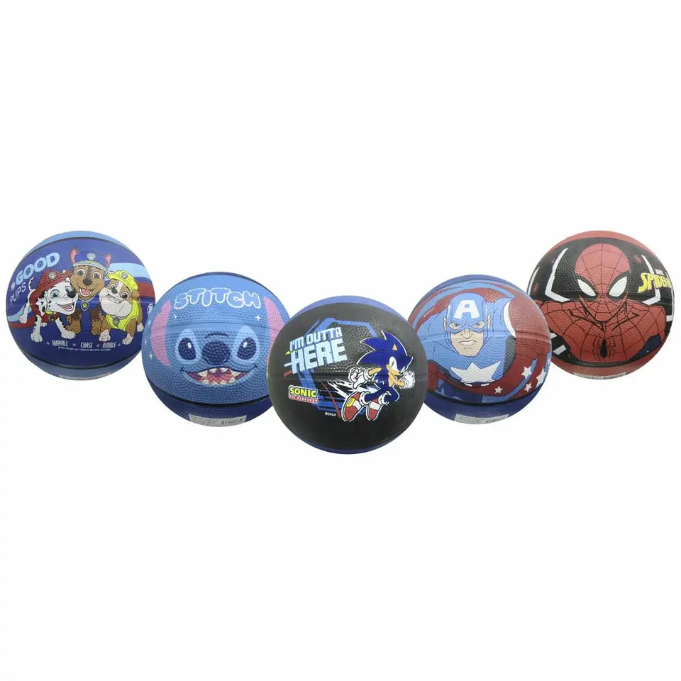 Pelota De Basketball N°3 Infantil Varios Personajes