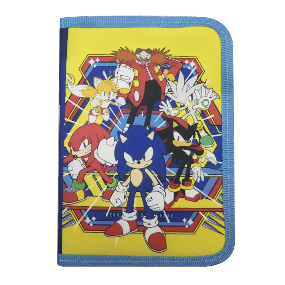 Cartuchera Tipo Libro 1 Piso Sonic Prime