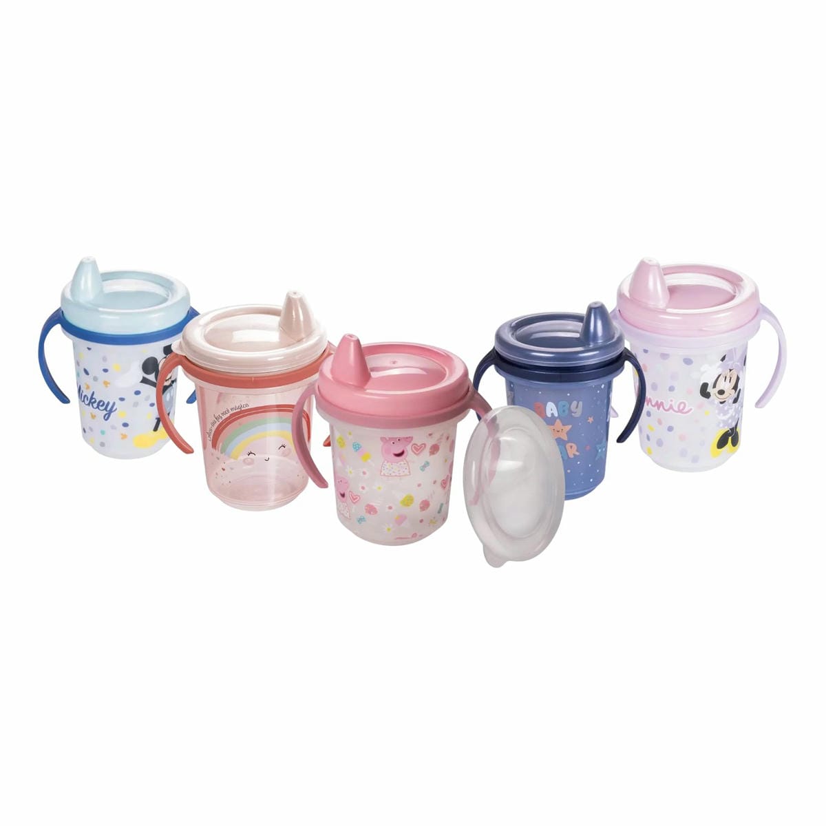 Vaso Entrenador 330ml Libre Bpa 11x9x13 Cm Varios Diseños Personajes