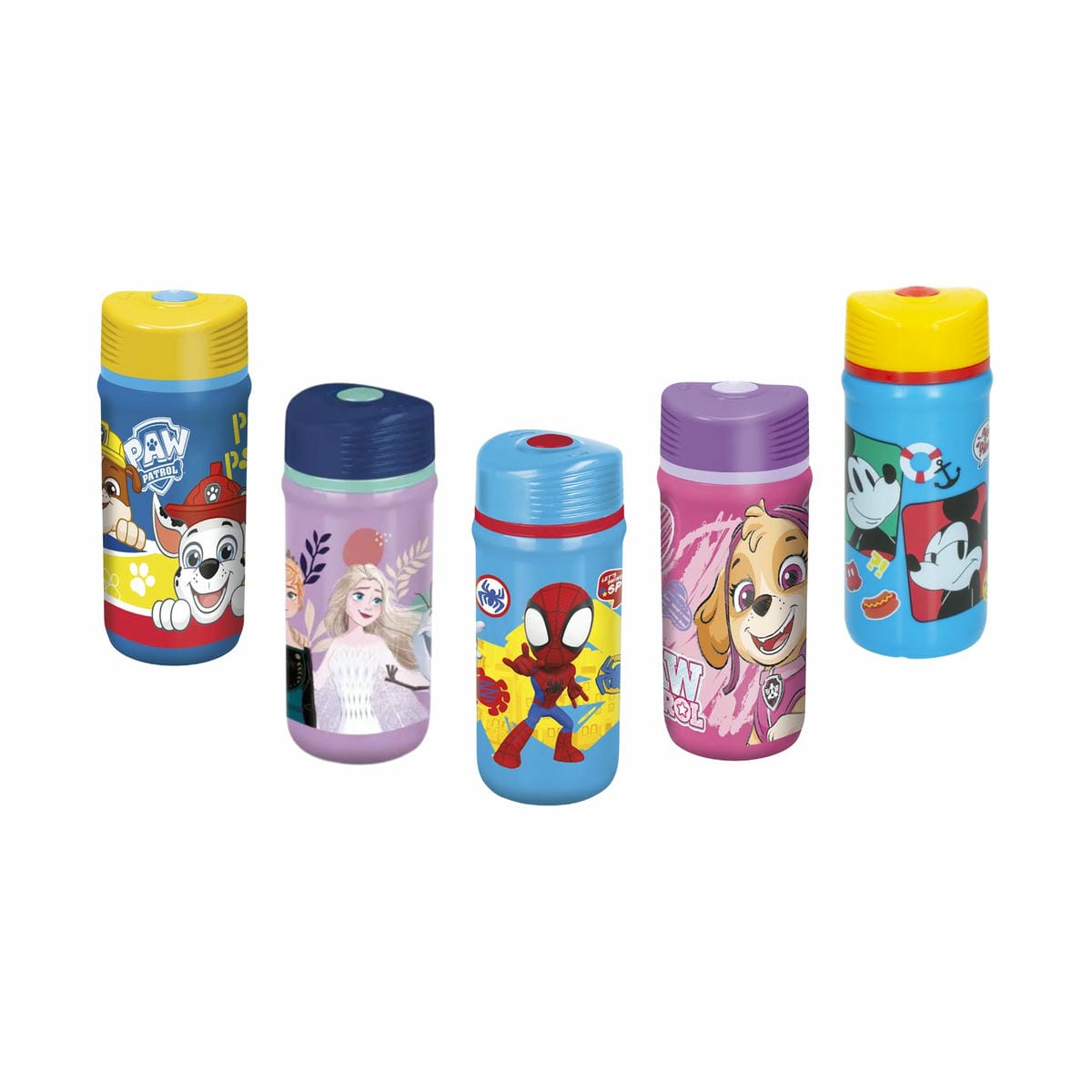 Botella Plástica Twister 390 Ml Libre Bpa Varios Personajes