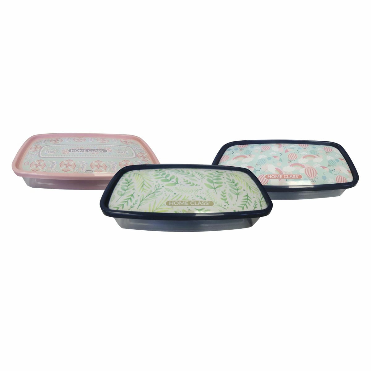 Pote Recipiente Rectangular 1,43 L Clic Decora Plasutil
