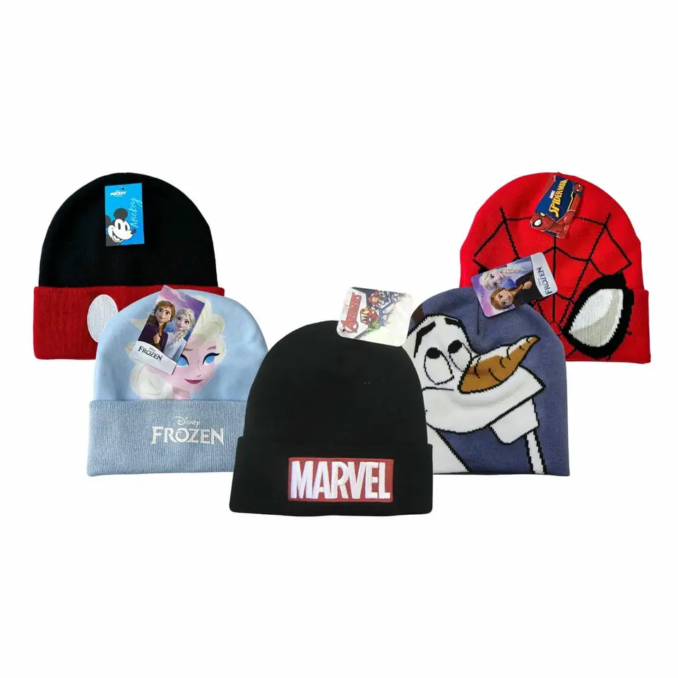 Gorro De Lana Infantil Varios Personajes
