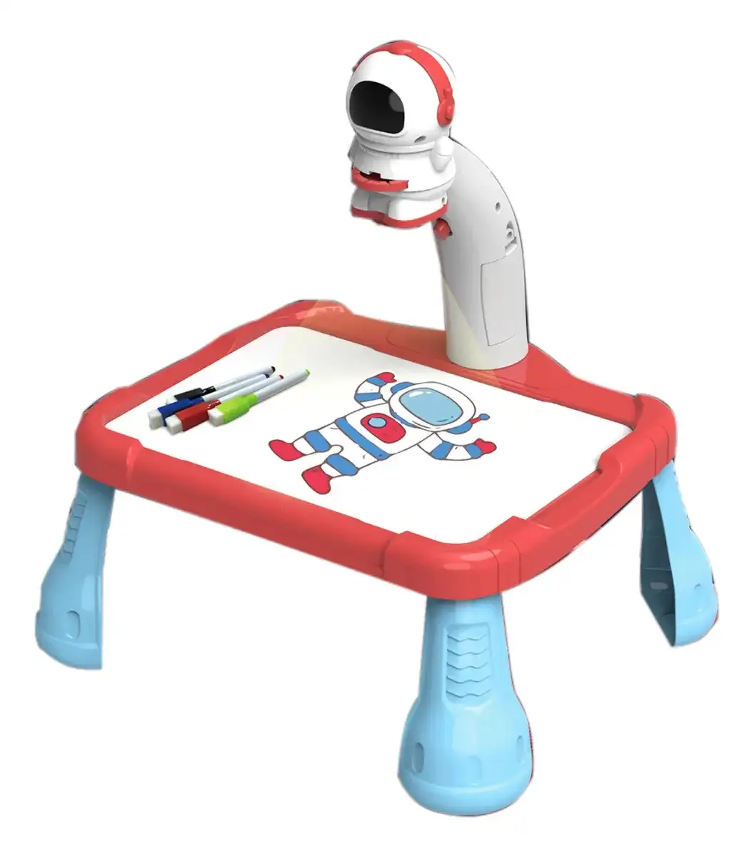 Proyector Infantil Con Mesa y Luz con Accesorios