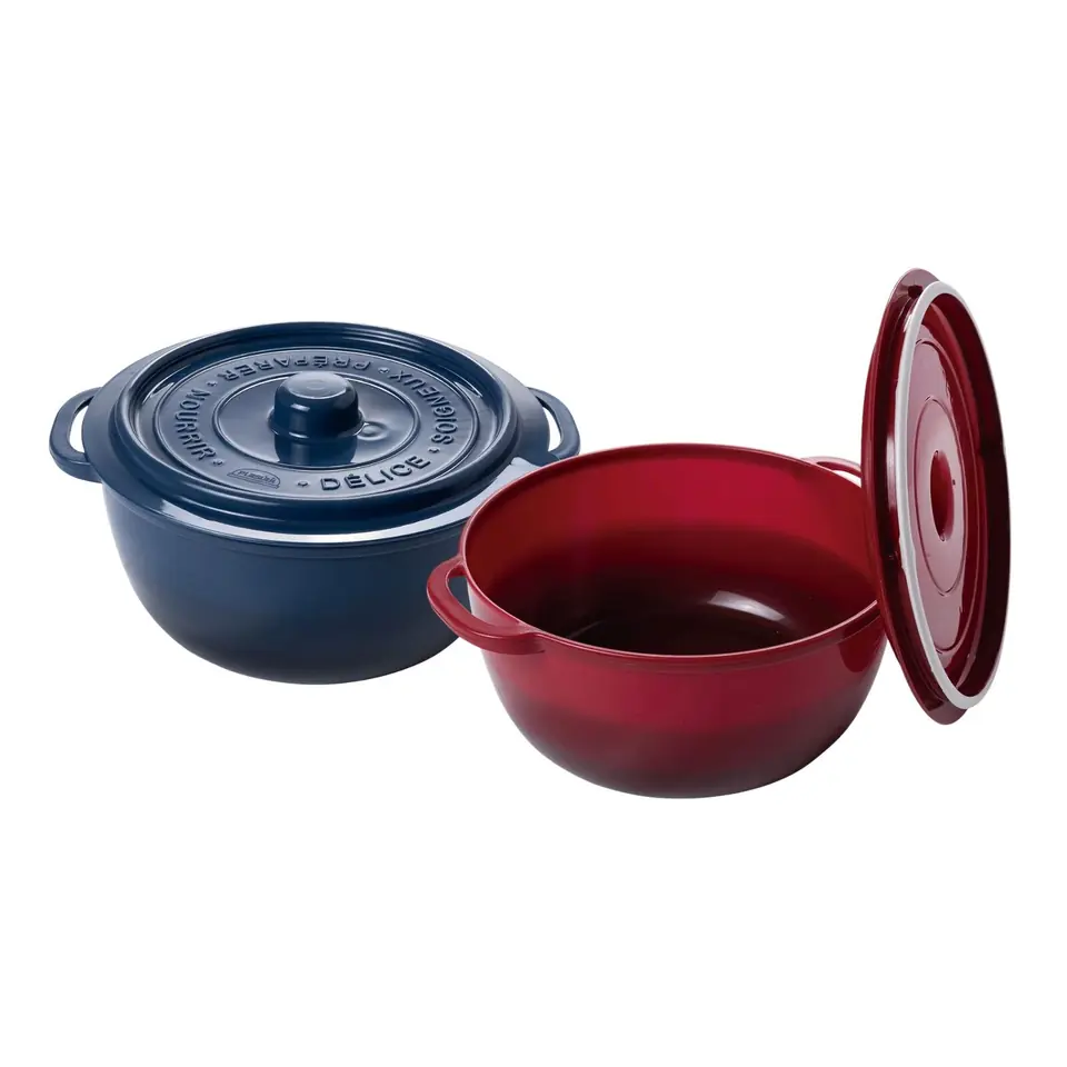 Pote Supremo Apto Microondas Redondo 950 ml Plasútil