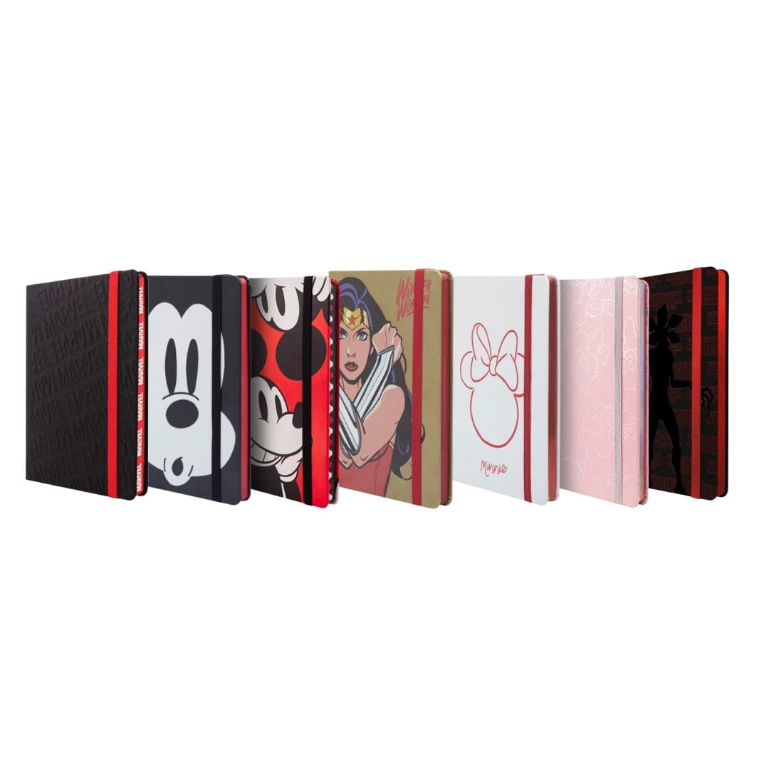 Cuaderno Mooving Notes Rayado A5 Cosido Varios Personajes