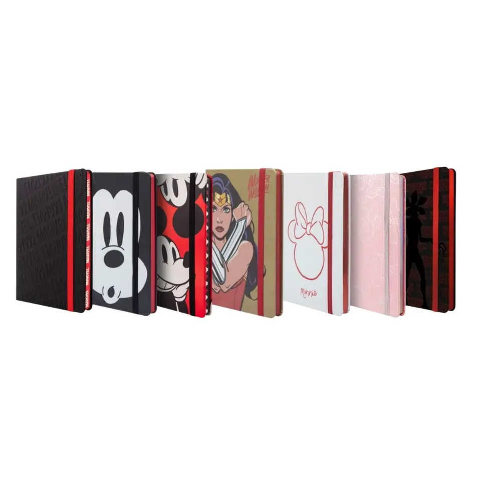 Cuaderno Mooving Notes Rayado A5 Cosido Varios Personajes