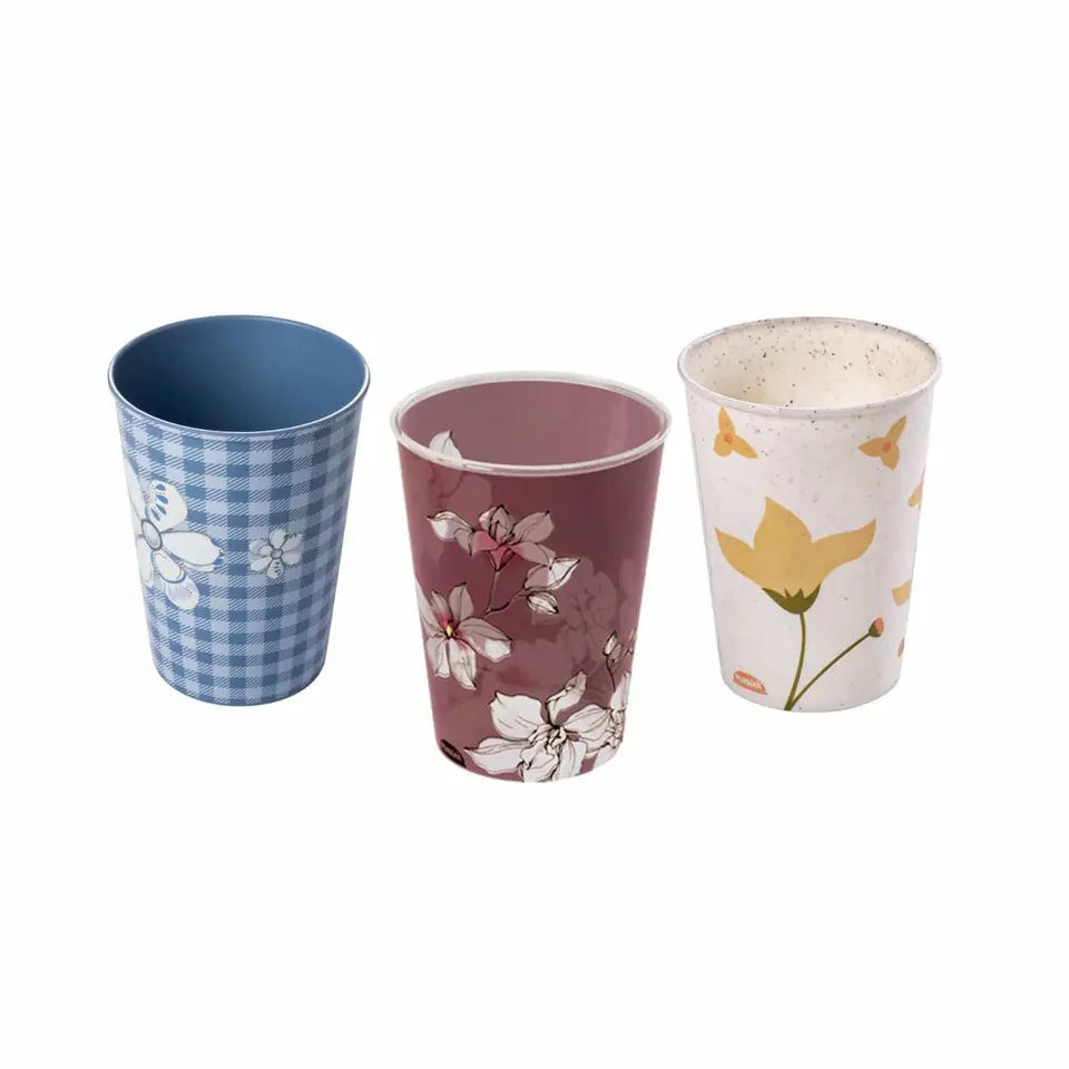 Vaso Plástico Infantil 320 Ml 7,8x10x3 Varios Diseños