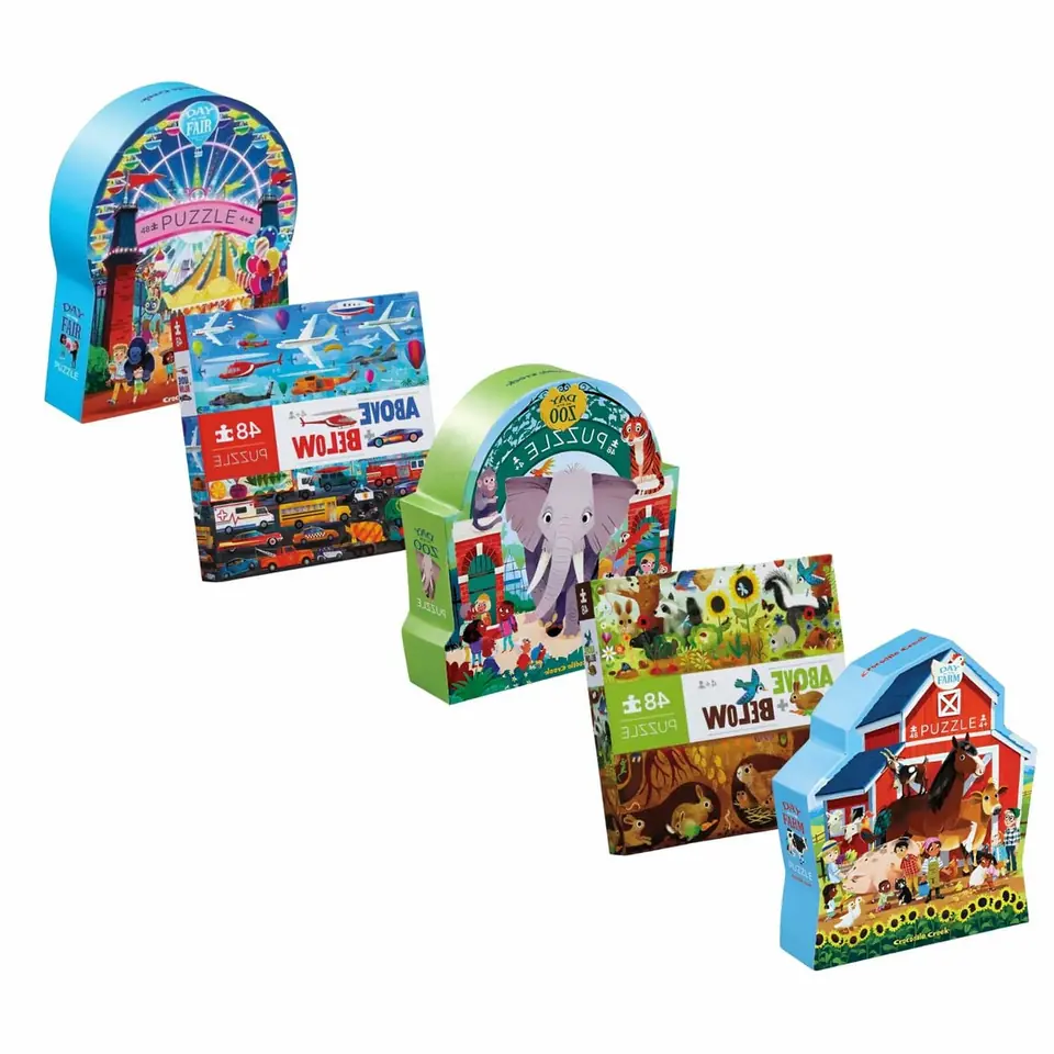 Puzzle Didáctico 48 Piezas Crocodile Creek Varios Diseños
