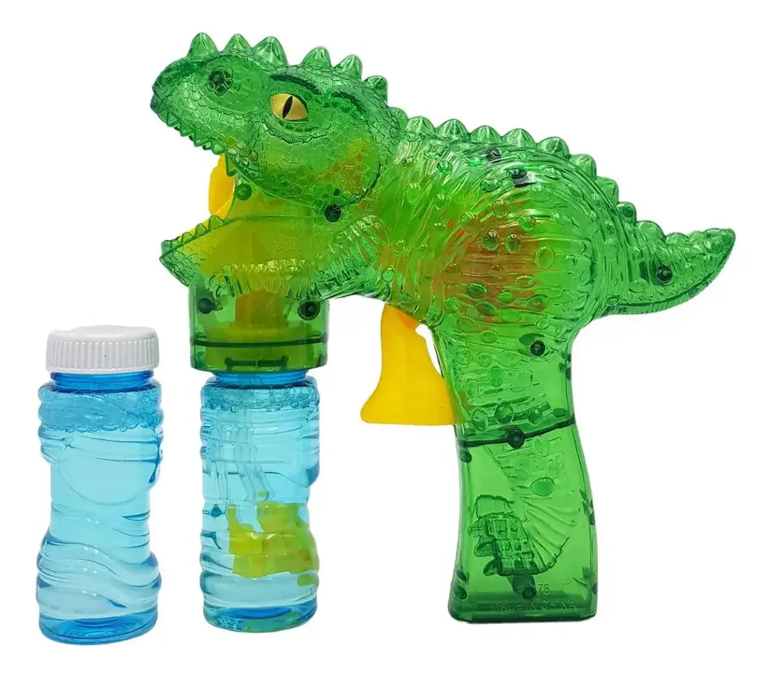 Burbujero Infantil Con Forma Dinosaurio Con 2 Repuestos
