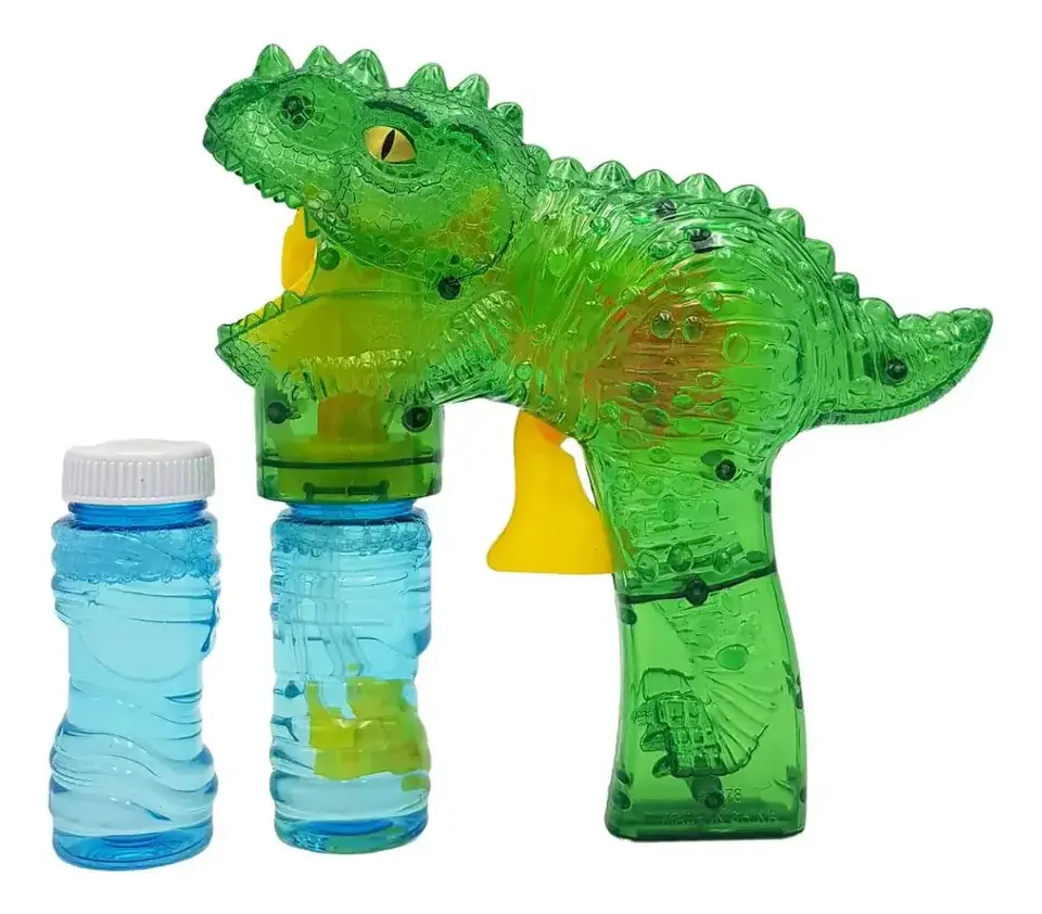 Burbujero Infantil Con Forma Dinosaurio Con 2 Repuestos