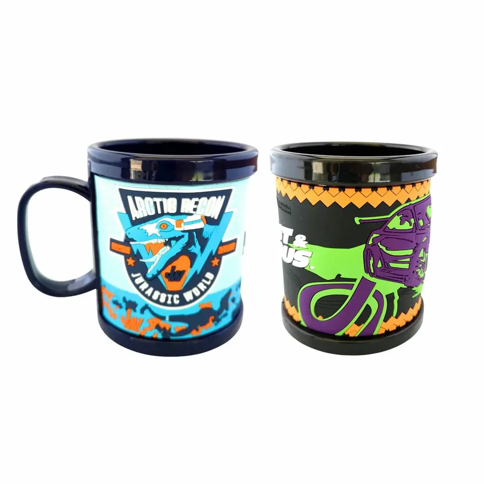 Taza 300 Ml Goma Eva Varios Personajes