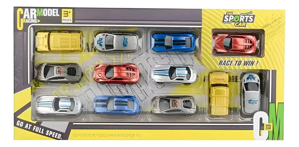 Pack 12 Autos De Juguete Camioneta Vehiculo Niño Colores