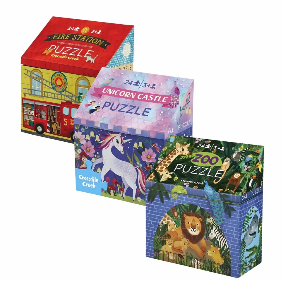 Puzzle Crocodile Creek 24 Piezas Niños Mayores 3 Años