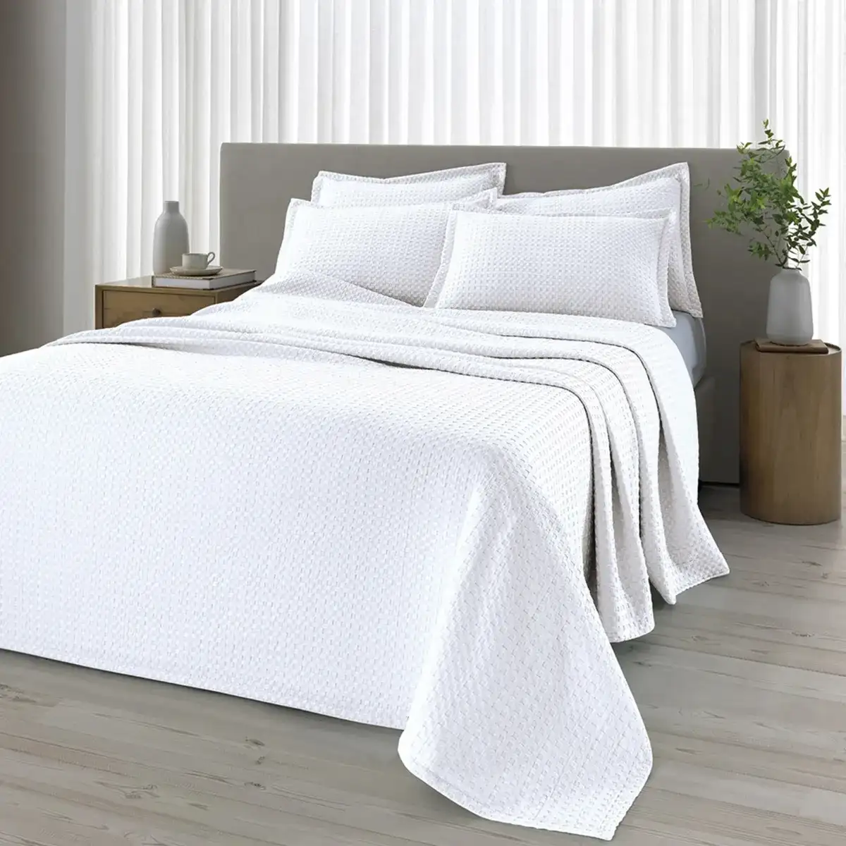 Juego Colcha Cubrecama Provenca Con Fundas King 280 X 250 Cm