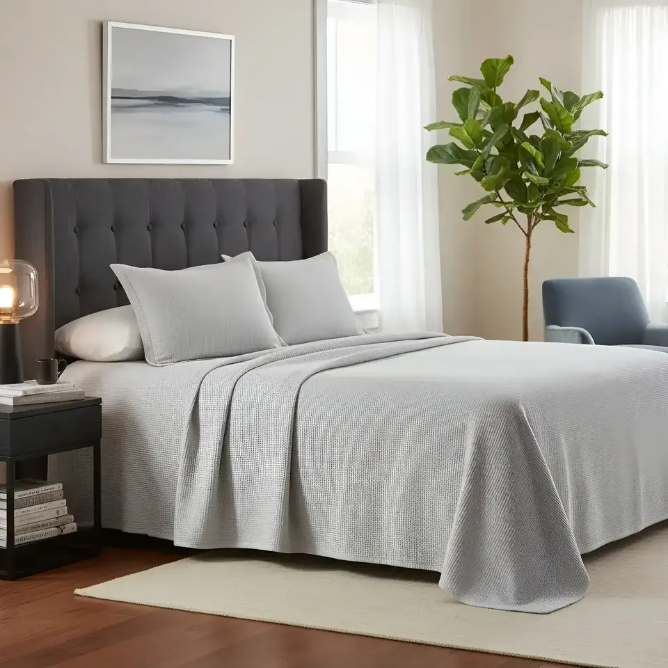 Cubrecama 1 Plaza 160x250 Cm Piquet Liso Dohler
