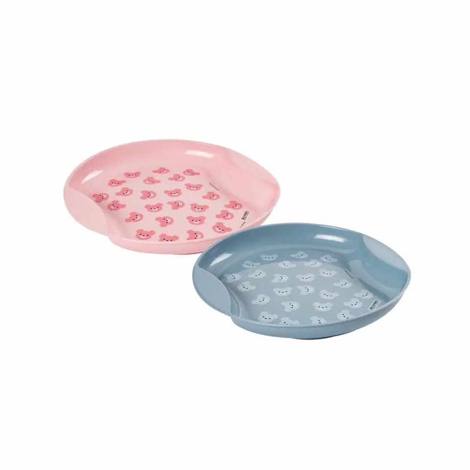 Plato Llano Plastico 450 Ml 20,2 X 3 Cm Varios Diseños