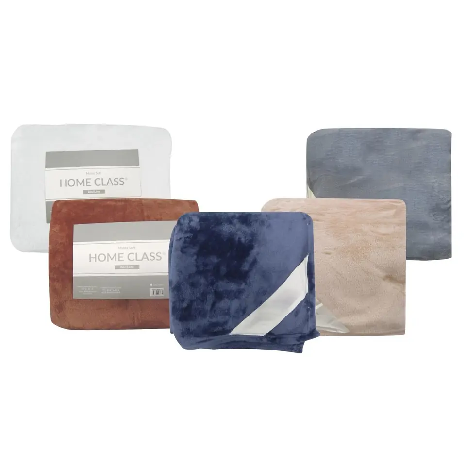 Manta Frazada Flannel King Home Class 240 x 260 cm