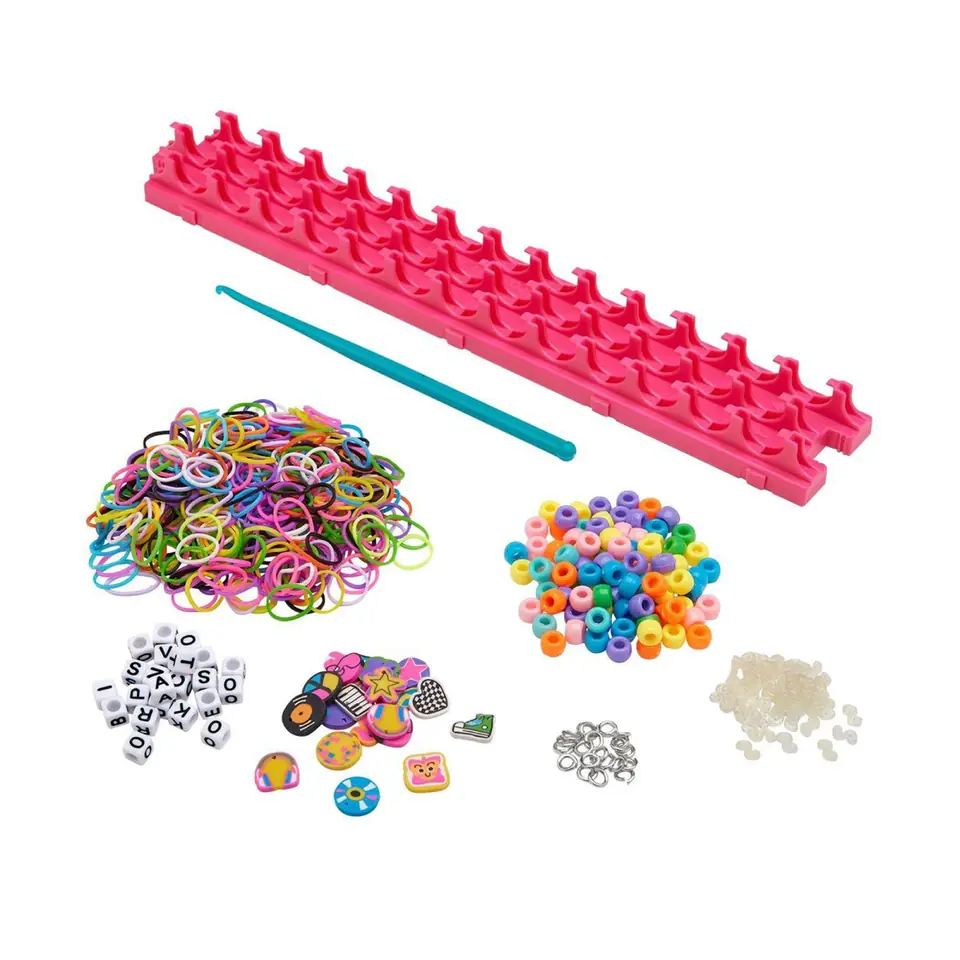 Kit de Pulseras Elásticas para Tejer My Look Lexibook