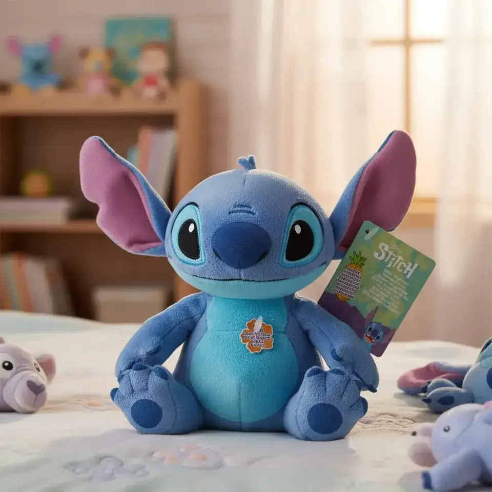 Peluche Con Aroma Y Sonido Stitch Just Play 15cm