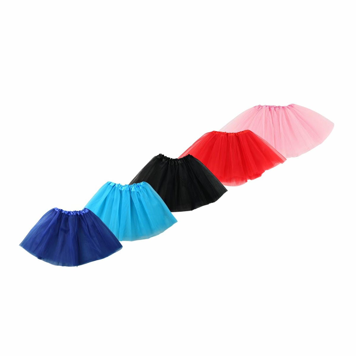 Tutu De Colores Infantil Talle Único Varios Colores 30 Cm