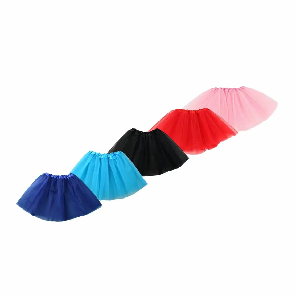 Tutu De Colores Infantil Talle Único Varios Colores 30 Cm