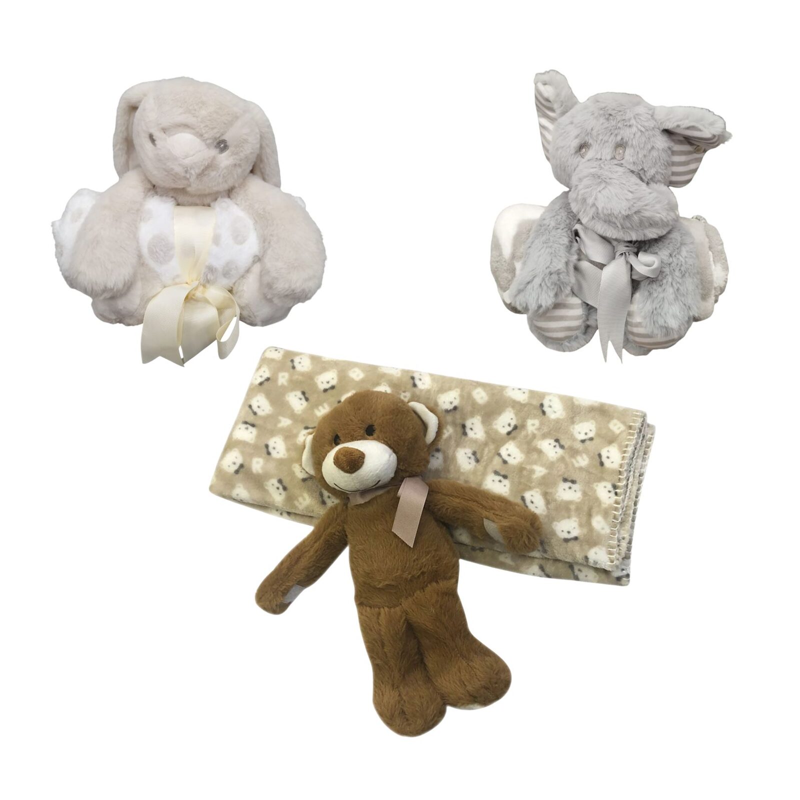 Frazada para Bebé con Peluche 100 x 85 cm