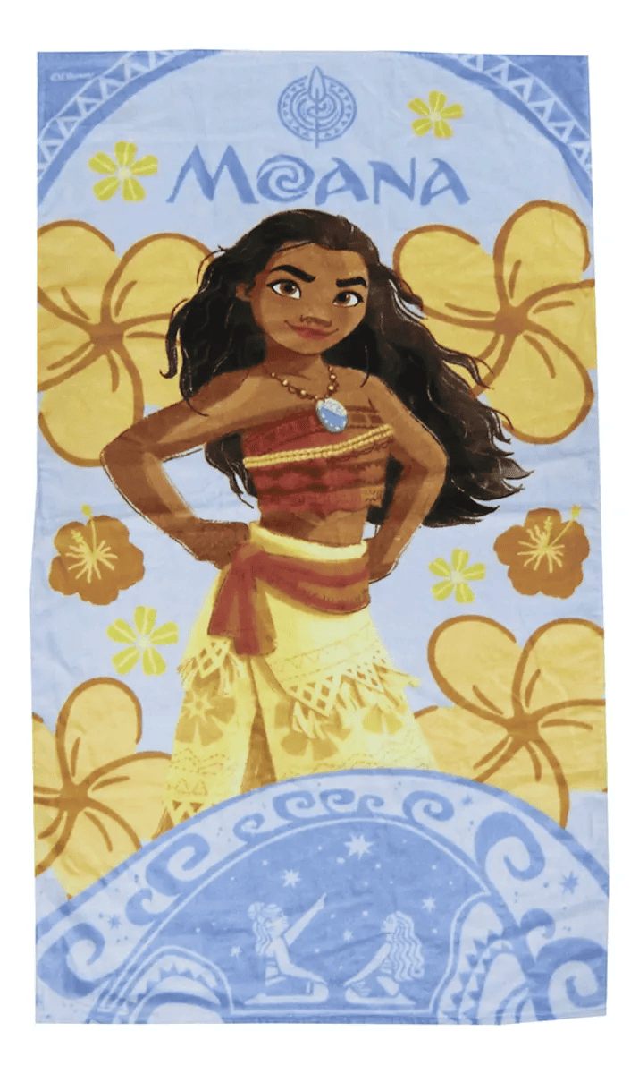 Toalla Toallón Moana Princesas Playero Playa 130x70 Disney