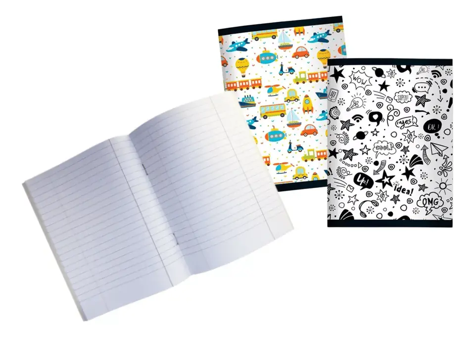 Cuaderno Campus 48 Hojas Rayado Margen Rojo Escolar 17x22 Tapa Flex