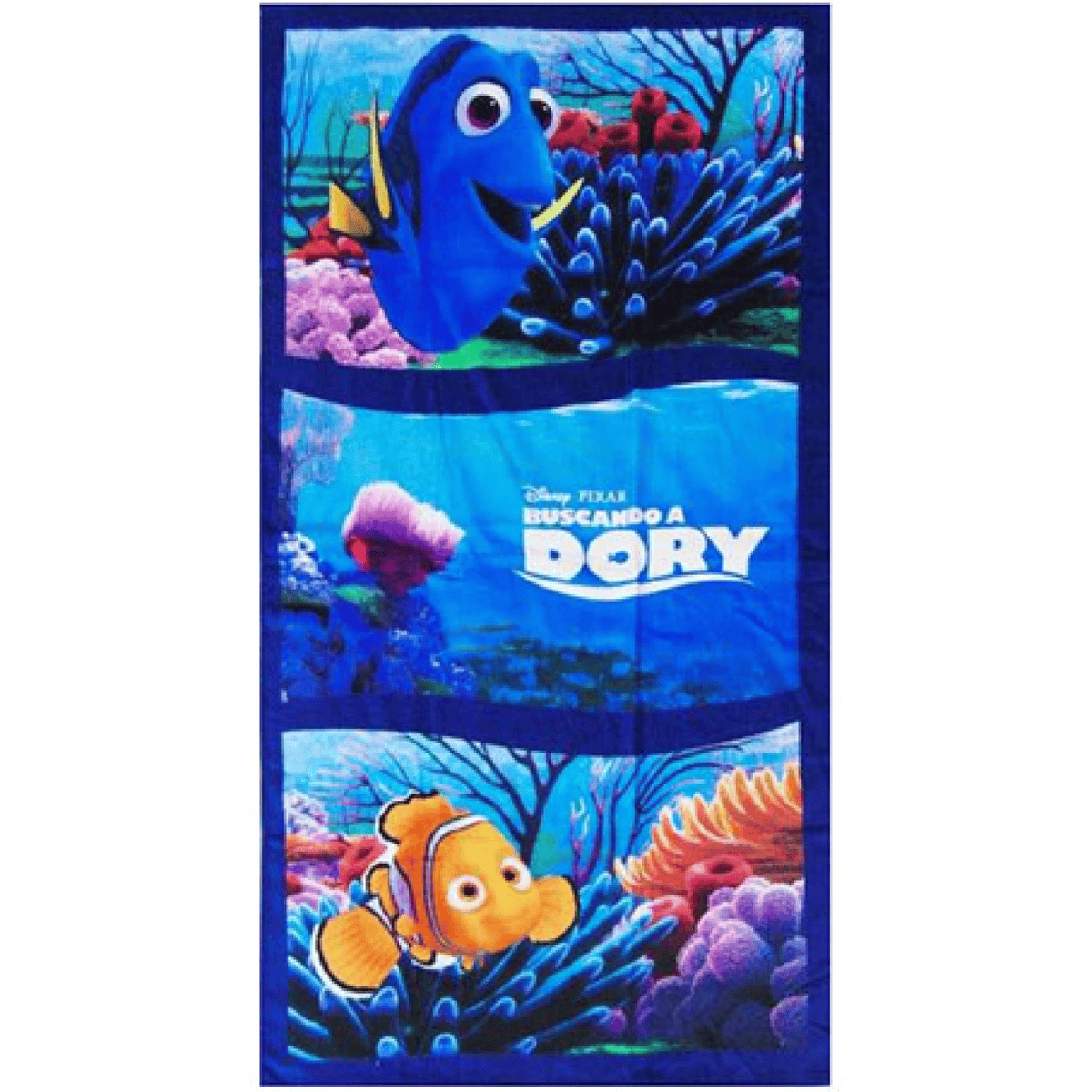 Toalla / Toallón Buscando Dory Playero Playa 130x70 Oficial