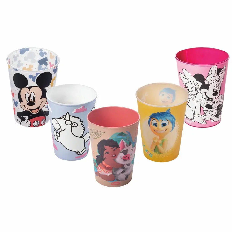 Vaso Plástico Infantil 320 Ml 7,8x10x3 Varios Personajes