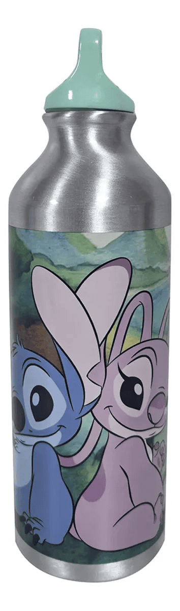 Botella Aluminio Termica Disney 500 Ml Agarradera Varios Personajes