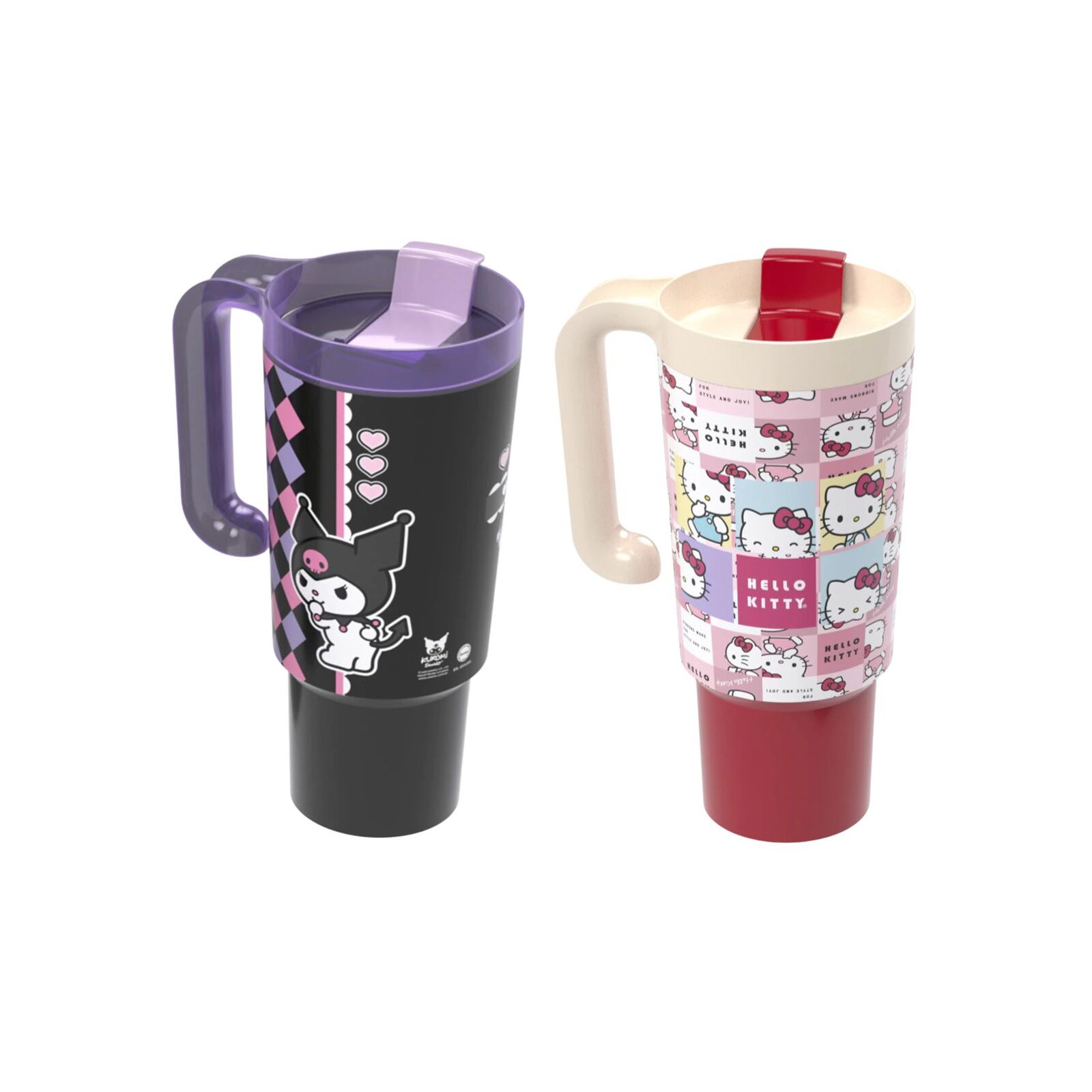 Jarra Vaso 650 Ml Tumble Con Asa Varios Personajes