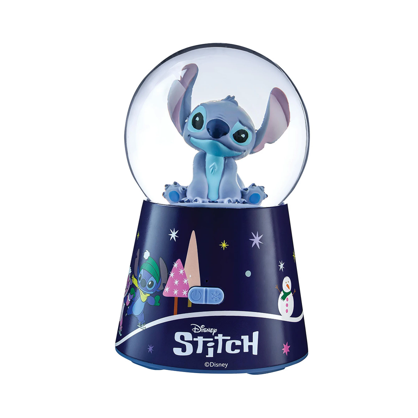 Bola de Nieve con Luz y Parlante Bluetooh Stitch Lexibook