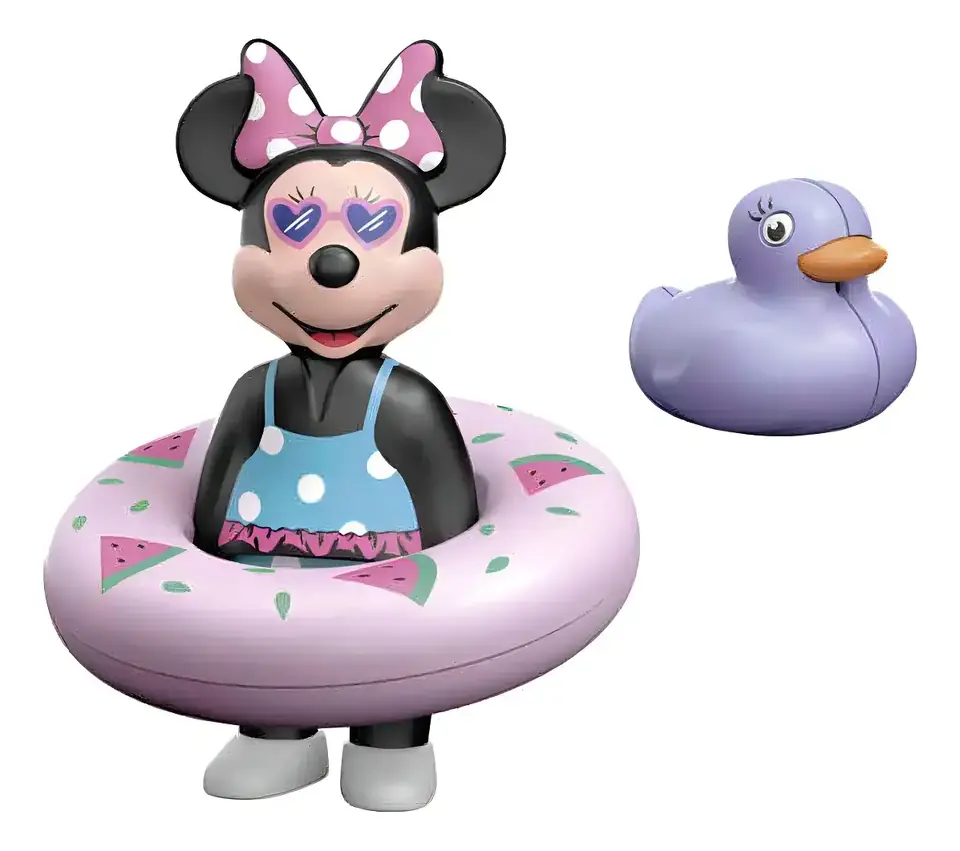 Viaje A La Playa De Minnie Playmobil Jr 3 Pzs Juguete Disney