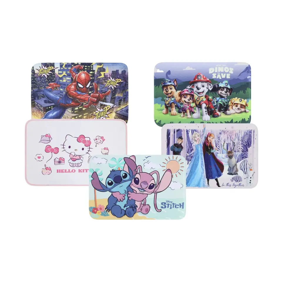 Alfombra Memoria 40 X 60 Infantil Oficial Licenciada Cama Disney