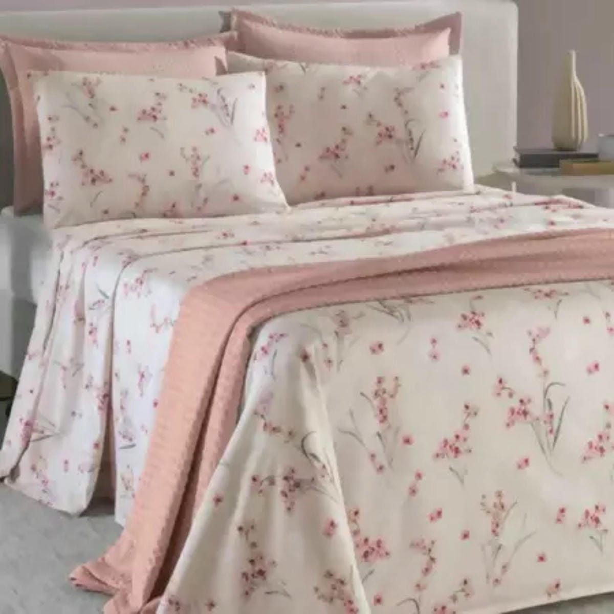 Juego de Sábanas Ambar 2 Plazas 100% Algodón 150 H Estampada Döhler