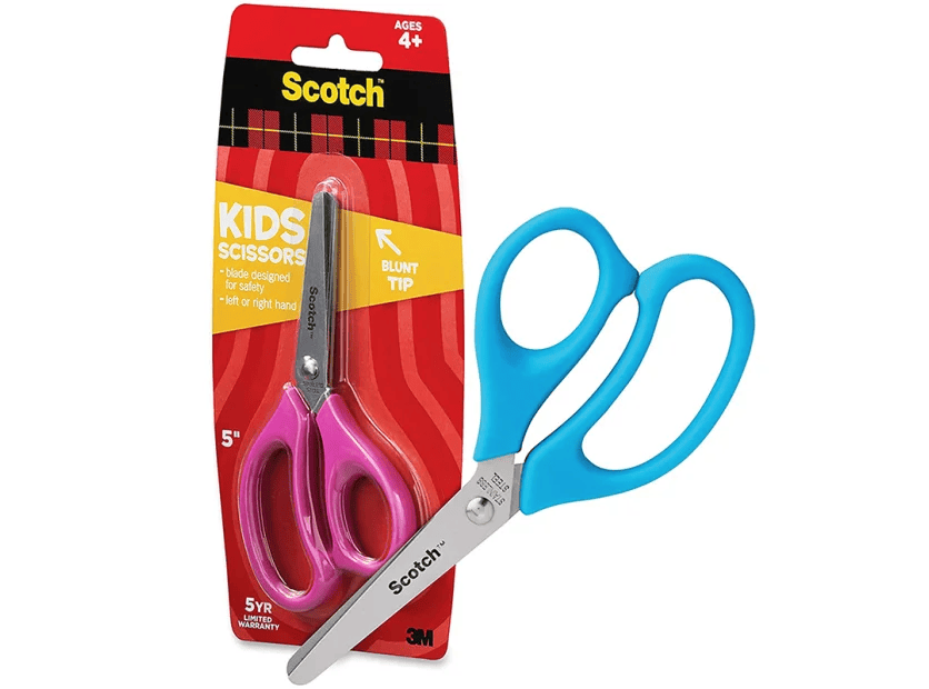 Tijera Escolar Acero Inoxidable Scotch 12,6cm Color Surtido