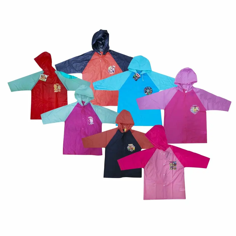 Traje Anti Lluvia Pilot Infantil Pvc Varios Personajes
