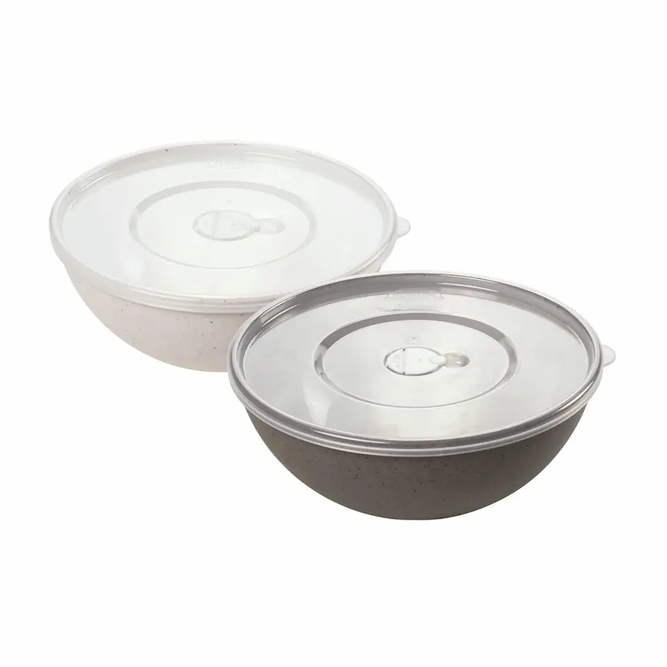 Bowl Plástico Gourmet con Tapa 1,4 L