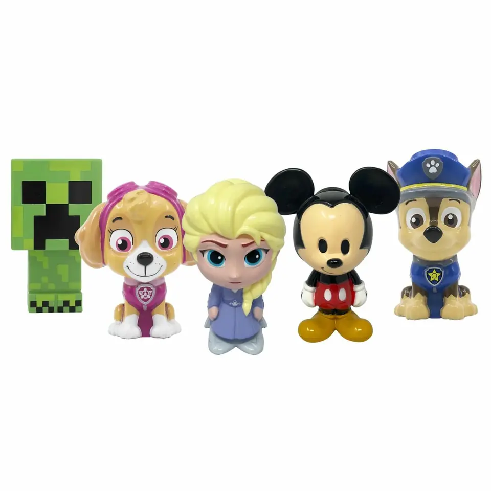Botella 3d Infantil Mini Varios Personajes