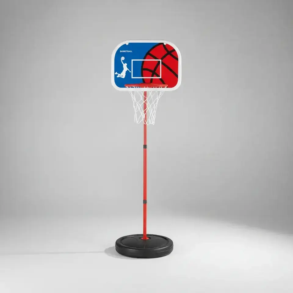 Tablero/aro Basket Con Pelota 25x34 Cm Inflador Juguete