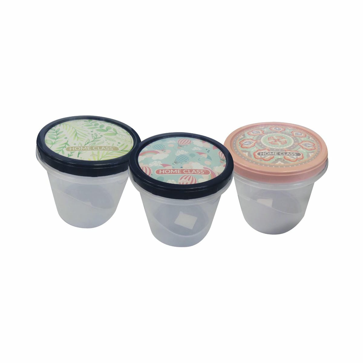 Pote Recipiente Redondo 1,8 L Clic Decora Plasutil
