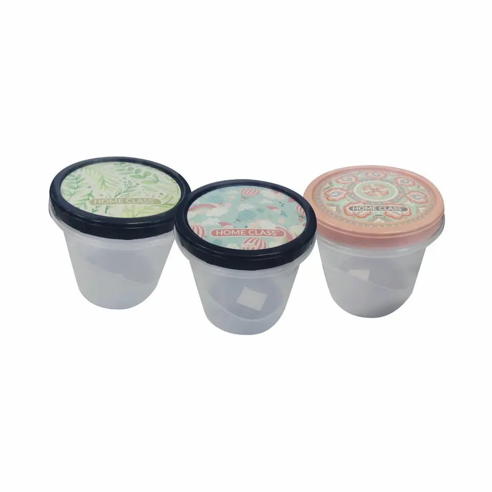 Pote Recipiente Redondo 1,8 L Clic Decora Plasutil