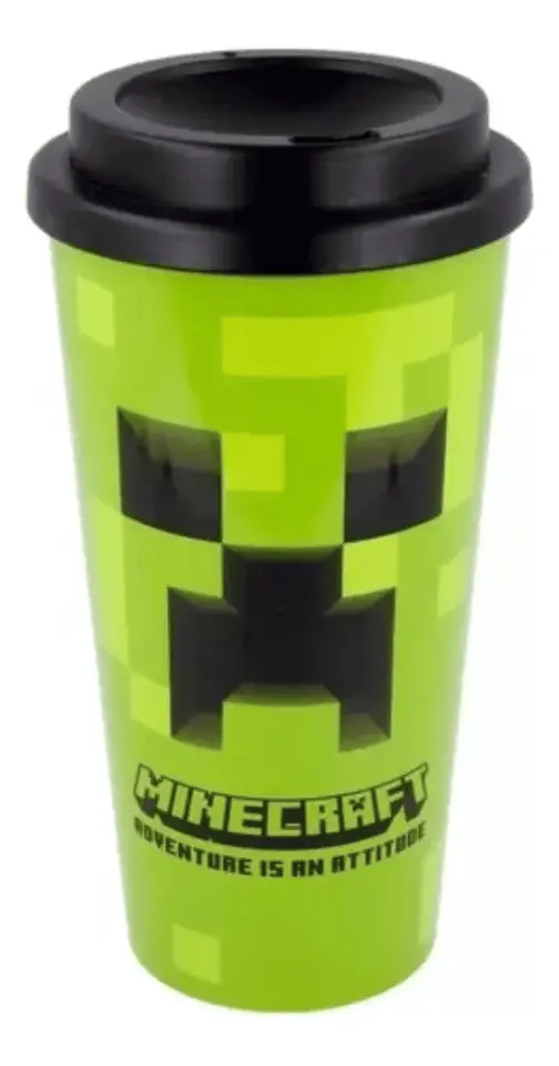 Vaso Doble Pared Transportable Térmico Cafe 520ml Varios Personajes